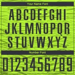 Grünes Trikot Sublimation Schwarz Benutzerdefinierte Neon Uniform Fußball