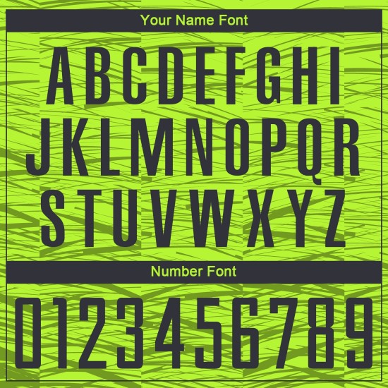 Grünes Trikot Sublimation Schwarz Benutzerdefinierte Neon Uniform Fußball