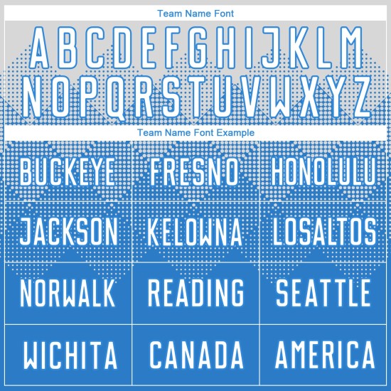 Sublimation Fußball Blau Pulver Weiß Uniform Custom Jersey