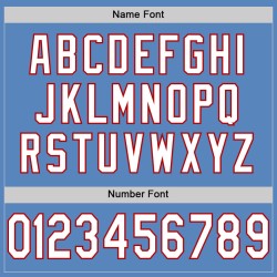 Weiß-Rot Mesh Blau Fußball Licht Authentic Custom Jersey