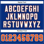 Trikot Fußball Orange-Weiß Royal Mesh Custom Authentic Trikot Fußball Orange-Weiß Royal Mesh Custom Authentic