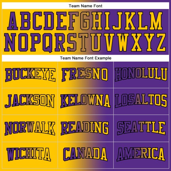 Gelb-Schwarz Custom Fashion Pullover Genäht Sport Sweatshirt Lila Gradient Hoodie