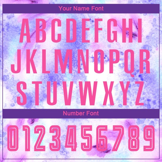 Rosa-Lila Tie Dye Jersey Fußball Uniform Sublimation Custom