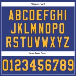 Benutzerdefiniertes authentisches Gold Mesh Football Royal Trikot