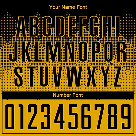 Schwarzes, benutzerdefiniertes Fußballtrikot mit Sublimationsdruck in Gold