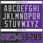 Custom Sports Schwarz Farbverlauf Sweatshirt Lila-Grau Pullover Mode Genäht Hoodie