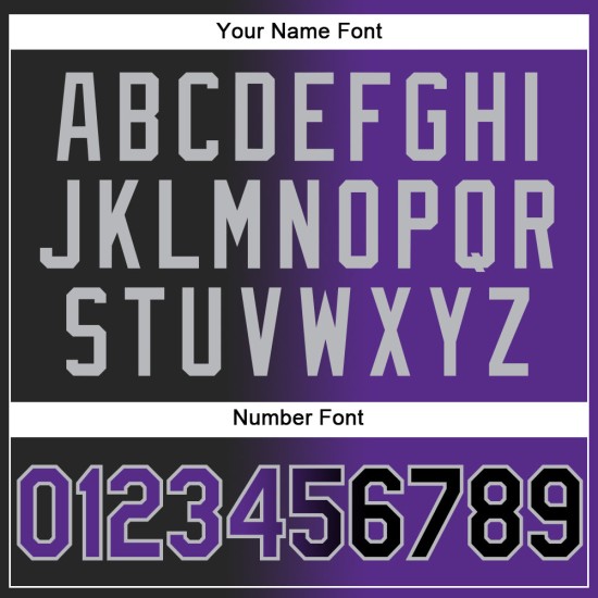 Custom Sports Schwarz Farbverlauf Sweatshirt Lila-Grau Pullover Mode Genäht Hoodie