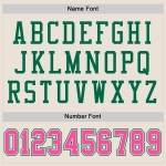 Pink-Kelly Football Authentic Grün Creme Trikot Custom Mesh Pink-Kelly Football Authentic Grün Creme Trikot Custom Mesh