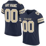 Mesh Vegas Authentic Football Gold-Weiß Navy Trikot Custom Mesh Vegas Authentic Football Gold-Weiß Navy Trikot Custom
