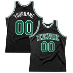 Grün-Weißes Trikot Throwback Kelly Custom Basketball Authentic Schwarz Grün-Weißes Trikot Throwback Kelly Custom Basketball Authentic Schwarz