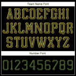 Hut Grün-Gold Verstellbare Genähte Custom Schwarz Snapback Hut Grün-Gold Verstellbare Genähte Custom Schwarz Snapback