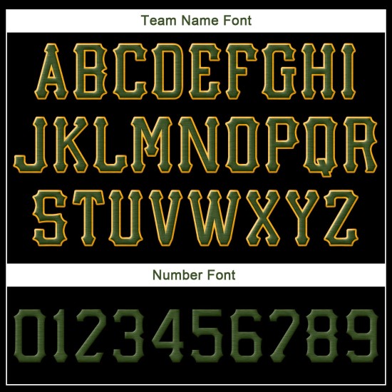 Hut Grün-Gold Verstellbare Genähte Custom Schwarz Snapback Hut Grün-Gold Verstellbare Genähte Custom Schwarz Snapback