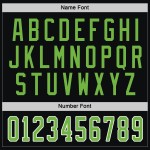 Grün-Weiß Custom Jersey Schwarz Hockey Neon Grün-Weiß Custom Jersey Schwarz Hockey Neon