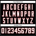 Schwarzes Jersey Mesh Throwback Custom Football Authentic Weiß-Rot Schwarzes Jersey Mesh Throwback Custom Football Authentic Weiß-Rot