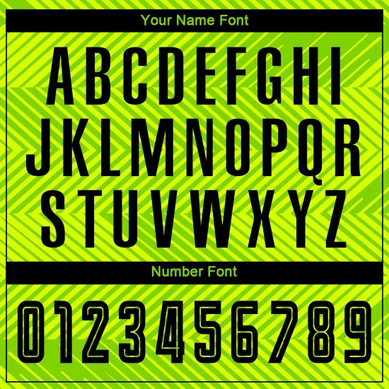 Neon Fußball Schwarz Grün Trikot Sublimation Custom Uniform