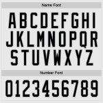 Hockeytrikot Custom Weiß Schwarz-Grau Hockeytrikot Custom Weiß Schwarz-Grau