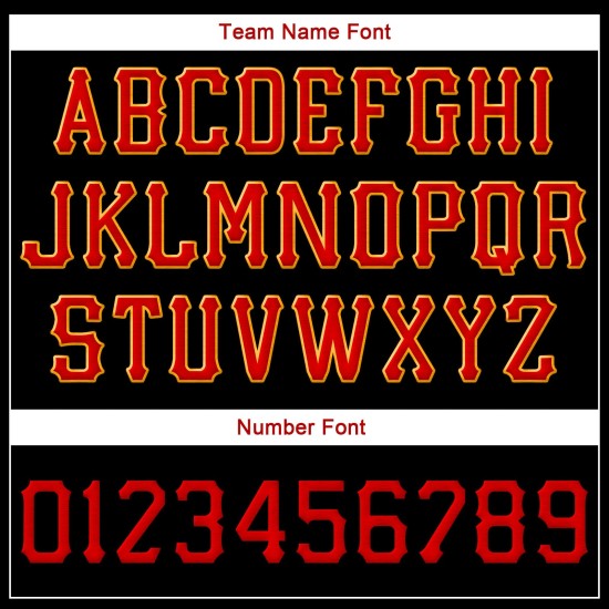 Rot-Gold Snapback verstellbar schwarz Hut genäht Custom Rot-Gold Snapback verstellbar schwarz Hut genäht Custom