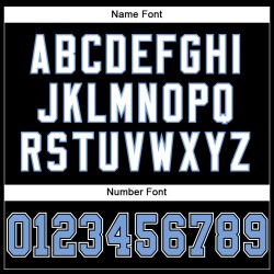 Fußball Mesh Custom Authentic Blau-Weiß Trikot Hellschwarz Fußball Mesh Custom Authentic Blau-Weiß Trikot Hellschwarz