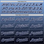 Fashion Fade Custom Jersey Marine-Weiß Authentic Baseball Hellblau