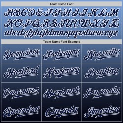 Fashion Fade Custom Jersey Marine-Weiß Authentic Baseball Hellblau Fashion Fade Custom Jersey Marine-Weiß Authentic Baseball Hellblau