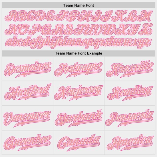 Medium Jersey Authentic Custom Weiß Pink-Pink Baseball Medium Jersey Authentic Custom Weiß Pink-Pink Baseball