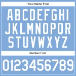 Jersey Weiß Custom Blau Authentic Baseball Licht Jersey Weiß Custom Blau Authentic Baseball Licht