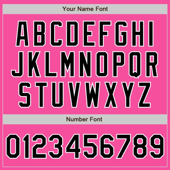 Benutzerdefinierte rosa schwarz-weiß Softball Zwei-Knopf Unisex Jersey Benutzerdefinierte rosa schwarz-weiß Softball Zwei-Knopf Unisex Jersey