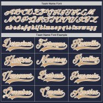 Hockeytrikot Old Custom Navy Gold-Weiß Hockeytrikot Old Custom Navy Gold-Weiß