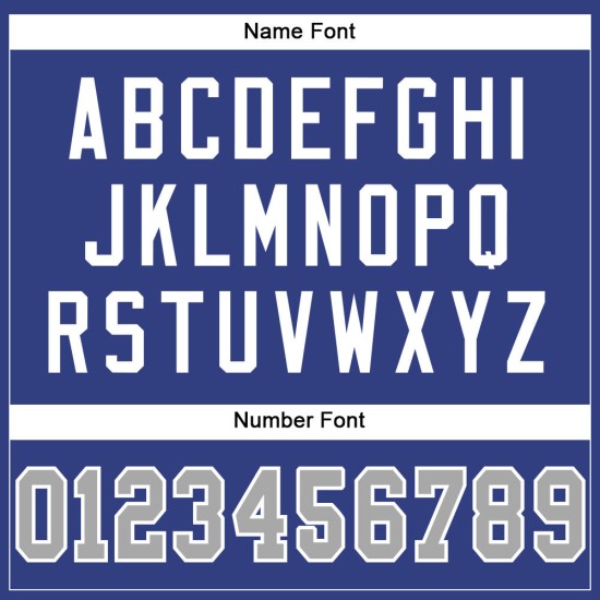 Authentisches Royal Grau-Weiß Mesh Fußballtrikot Custom