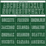 Geometrische Formen Jersey Sublimation Custom Fußball Grün Uniform Weiß