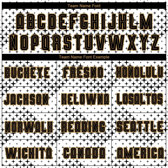 Uniform Weiß Fußball Sublimation Schwarz-Old Jersey Gold Custom