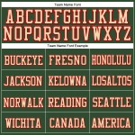 Mütze Creme-Rot Strick Grün Custom Stitched Cuffed Mütze Creme-Rot Strick Grün Custom Stitched Cuffed