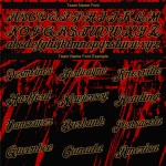 Rotes 3D-Gold-Sportmuster-Sweatshirt, individueller Pullover, genähter Hoodie, Design Schwarz-Old