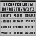 Jersey Sublimation Uniform Schwarz Benutzerdefinierte Grau Verblassen Mode