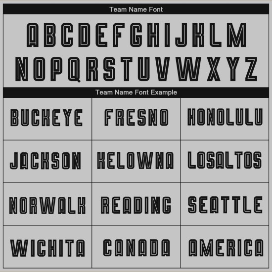 Jersey Sublimation Uniform Schwarz Benutzerdefinierte Grau Verblassen Mode