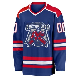 Hockey Custom Royal Trikot Rot-Weiß