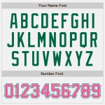 Full-Snap Pink-Kelly Jacke Grün Varsity Custom Zwei Weißtöne Bomber Letterman Full-Snap Pink-Kelly Jacke Grün Varsity Custom Zwei Weißtöne Bomber Letterman