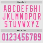 Blaues Hockeytrikot in Pink-Hellweiß Blaues Hockeytrikot in Pink-Hellweiß