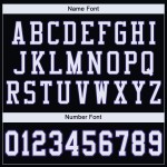 Fußballtrikot Custom Mesh Schwarz Authentic Weiß-Lila