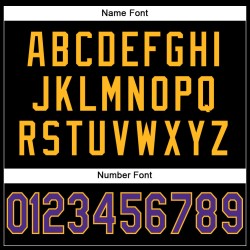 Fußball Lila-Gold Schwarz Mesh Custom Jersey Authentic Fußball Lila-Gold Schwarz Mesh Custom Jersey Authentic