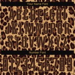 Uniform Fußballtrikot Braun Braun-Old Sublimation Custom Gold Leopard