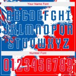 Fußball Rot-Weiß Royal Custom Uniform Sublimation Trikot