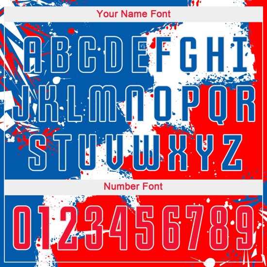 Fußball Rot-Weiß Royal Custom Uniform Sublimation Trikot