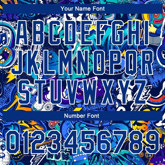 Graffiti Jacke Bomber Full-Snap Varsity 3D Muster Kunst Urban Street Royal-Weiß Custom Letterman Abstrakt Graffiti Jacke Bomber Full-Snap Varsity 3D Muster Kunst Urban Street Royal-Weiß Custom Letterman Abstrakt