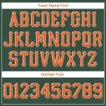 Orange-Weiß genähte grüne Mütze Custom Snapback verstellbar Orange-Weiß genähte grüne Mütze Custom Snapback verstellbar