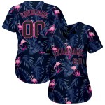 Flamingo Custom Baseball Authentisches Muster 3D-Design Hawaii-Trikot
