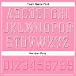 Pink Pink-Weiß Snapback Mütze Verstellbar Gestickt Custom Pink Pink-Weiß Snapback Mütze Verstellbar Gestickt Custom