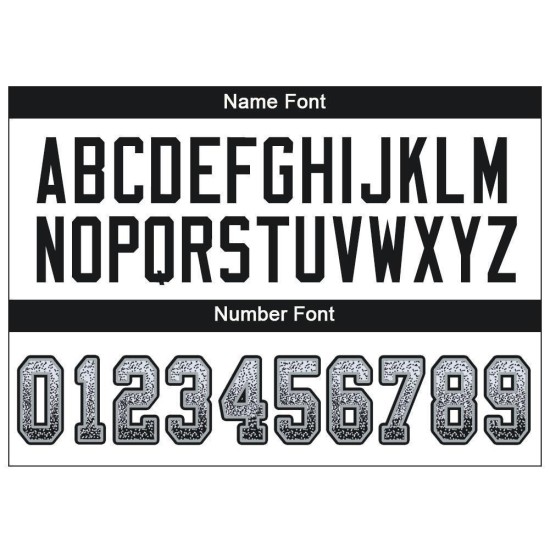 Trikot Custom Mesh Weiß Schwarz-Silber Fußball Fashion Drift