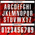 Rote Uniform Custom Weiß-Schwarz Sublimation Jersey Fußball