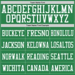 Custom Mesh Authentic Fußball Weiß Grün Gras Trikot